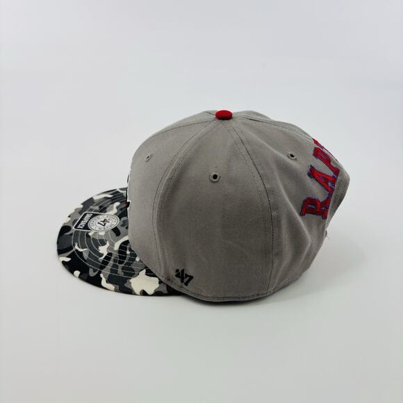 Toronto Raptors Snapback Hat Cap Blockhead Gray/ Camo Hardwood Classics New Era - Picture 3 of 8